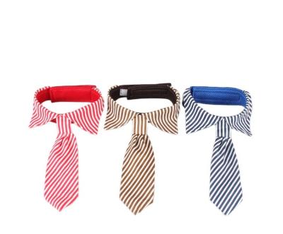 China Pet Accessories Fashion Gentleman Pet Dog Stocked Bow Tie Large Adjustable Tie Collar Large for sale