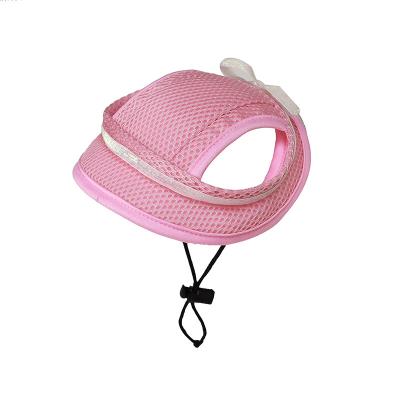 China Lovely Round Pet Sunbonnet Princess Hat Outdoor Sports Viable Pet Sunbonnet Wholesale for sale