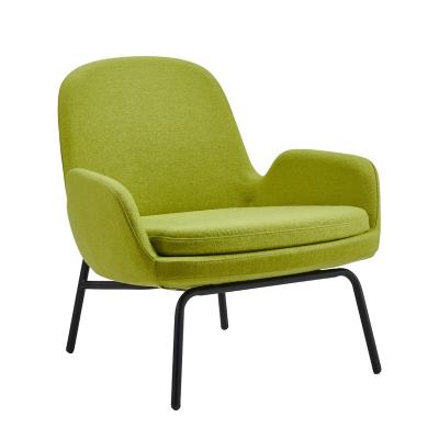 China Large Modern Accent Cushion Green Fabric Single Seat Sofa Chair Revolving Armchairs for sale