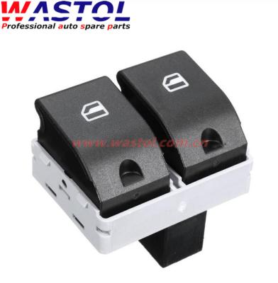 China WASTOL 6Q0959858 Car Glass Push Button Switch Door Window Glass Switch Car Electrical Accessories For VW POLO 9N 01-09 6Q0959858 for sale