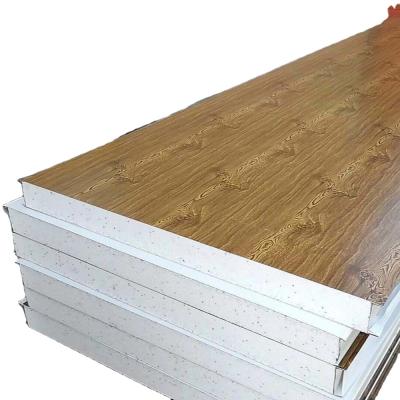 China Exterior Steel Sandwich Wall And Roof Panels 0.5mm Low Cost To Villa Low Cost EPS And Hot Sale for sale