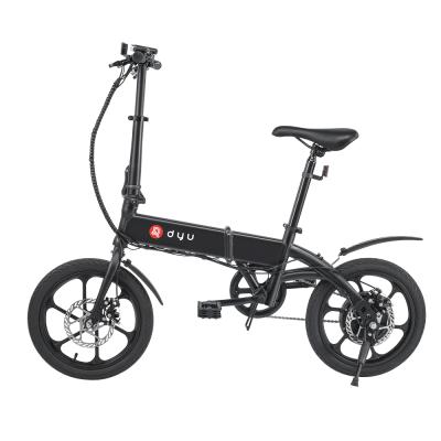 China DDP Unisex European Stock 350W OH Portable Electric Bike A1F 10.4 Battery Power Electric Bicycle for sale