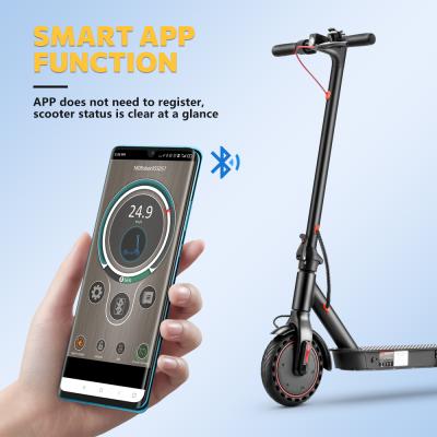 China Free Shipping Poland Warehouse Unisex 350W E9pro Scooters 8.5 Inch Cheap DDP Electric Scooter With App for sale