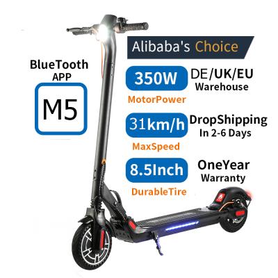 China EU Unisex UK Stock Electric Scooter Drop Shipping PRO 350 W 8.5 Inch 7.5 M5 OH 31 Kilometer Waterproof Electric Scooter For Adult for sale