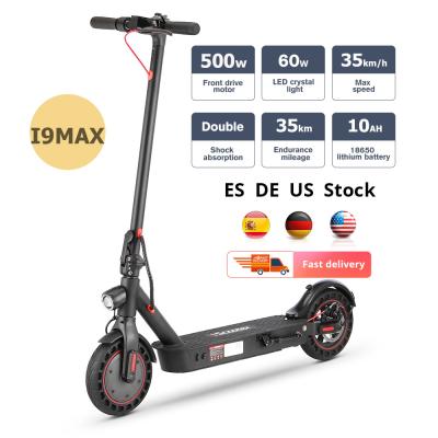 China DDP iscooter i9 scooters EU USA unisex warehouse drop shipping max 10 km 10.0 inch 35 battery electric scooter oh for sale for sale