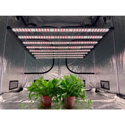 China Seed Starting SANJIN Led Grow Light 640w 8 Bars 5 Year Warranty 660nm Full Spectrum High Power Dimmable LED Grow Lights for sale