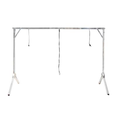 China 2ft 4ft Modern Collapsible Rig T5 Stainless Steel Plants Grow Light Support Stand For Indoor Gardening Seedling for sale