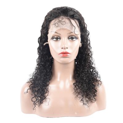 China Transparent Deep Curly Virgin Hair Wave Lace Front Wigs Baby Hair Lace Front Wig Super HD Curly Brazilian Hair for sale