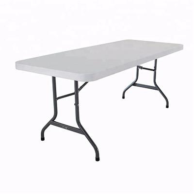 China Modern Hot Sales Folding Garden Furniture Party Foldable White Plastic Table Outdoor Dining Folding Picnic Table for sale