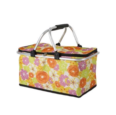 China Wholesale Hot Sales Portable Shopping Basket Folding Shopping Basket Easy-carry Retail Boutique for sale