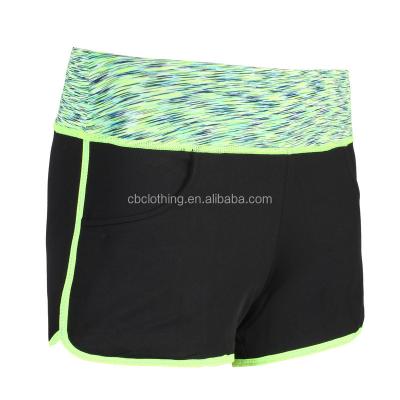 China Antibacterial High Waist Running Shorts for sale