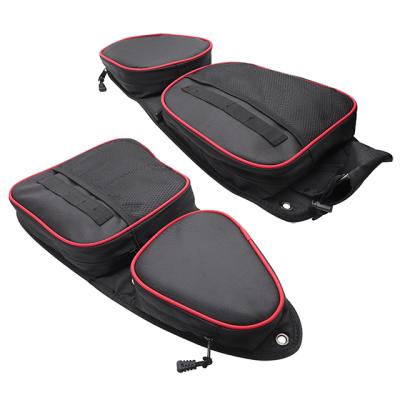 China Front Door Side Storage Bag Side Door Bags with Removable Knee Pad for Polaris RZR XP, XP4, Turbo, Turbo S as shown for sale