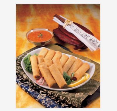 China Chinese traditional frozen snacks vegetable shrimp spring rolls for sale