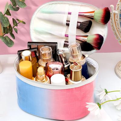 China Eco Friendly Makeup Cosmetic New Product Vintage Bag Custom Logo Organizer for sale