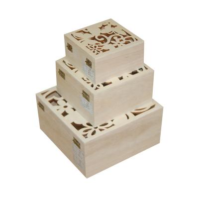 China Professional Handmade Polished Vintage Wood Box From Manufacturer For Sale for sale