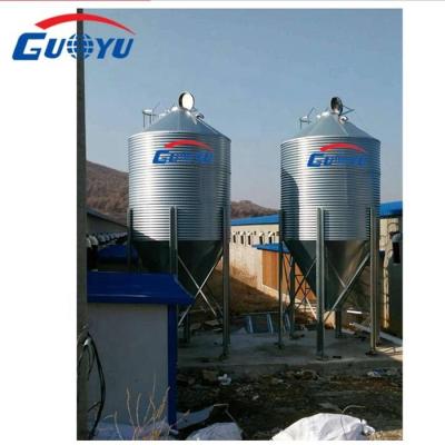 China Farms 12T Small Capacity Feed Silo For Chicken Farm And Cattle Farm for sale