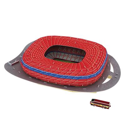 China DIY TOY YQ Hot Sale Educational Tool Paper Stadium 3D Puzzle Model 63PCS ALLIANZ ARENA for sale