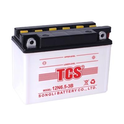 China Motorcycle Battery 12V 6.5AH Lead Acid Battery Motorcycle Wholesale Dry Battery for sale