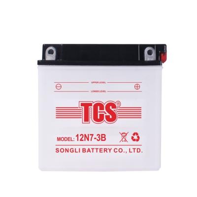 China TCS 12N7B-3A Reliable Safe Lead Acid Dry Battery For Motorcycle 150x60x131mm for sale