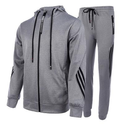 China Wholesale 6 Colors Sweatsuits Breathable Unisex Mens Jogging Suits Sets Slim Fit Sports Two Piece Sweatsuit Tracksuit for sale