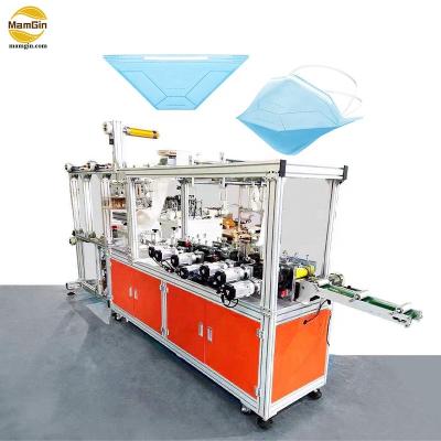 China PPE Servo Motor System Duckbilled Mask Making Machine With Printing for sale