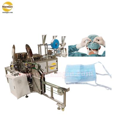 China PPE Automated Link On Head Strap Surgical Mask Manufacturing Machine for sale