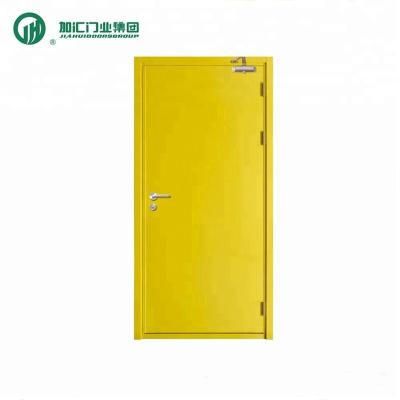 China JIAHUI Swing DOORS 1.5 Hour Steel Door Fire Rated Hospital Room Fire Door Canopy Door for sale