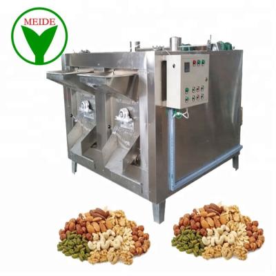 China Cereals Roasting Industrial Continuous Cashew Almond Peanut Roasting Machine for sale