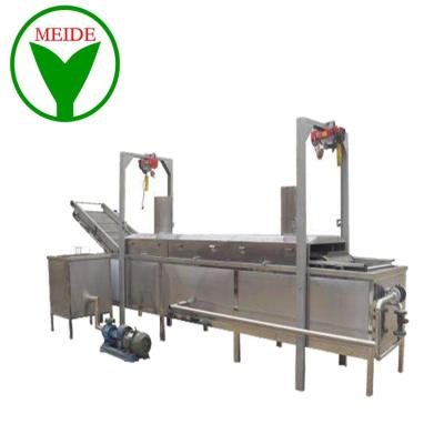 China Automatic Continuous Type Industrial Electric Fry Snacks Tunnel Frying Machine for sale