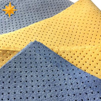 China Durable Clean Nonwoven PU Chamois Fabric PU Film Laminated Fabric for sale