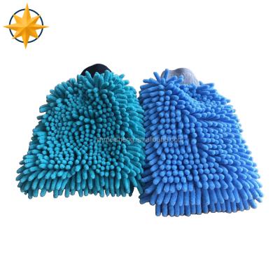 China Eco - Friendly Cheap Car / Mobile Microfiber Wash / Glove / Mitt / Cleaning Glove for sale