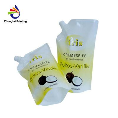 China Moisture proof custom design &free samples, packing stand up pouch with spout for sale