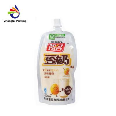 China Moisture Proof Recycled Colorful Spout Pouch For Baby Food , Spout Pouch For Milk for sale