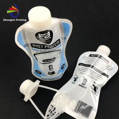 China Moisture proof spout pouch, stand up pouch with spout, beverage packaging, spout packaging for sale