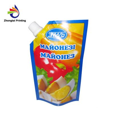 China Moistureproof Rack Up Special Shape Stand Up Lamination Pouches With Caps for sale