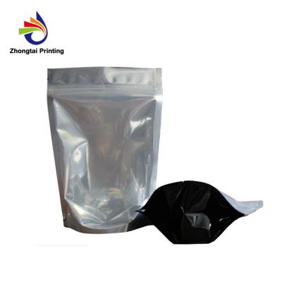 China Recyclable Laminated Transparent Aluminum Foil Zip Lock Bag Zipper Bag for sale