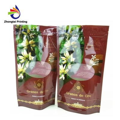 China Customized Recyclable Stand Up Pouch With Zipper For Tea Packaging for sale