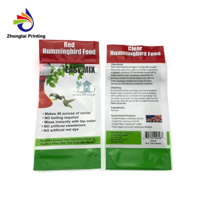 China 8oz Resealable Plastic Bags Printed Biodegradable Recyclable for sale