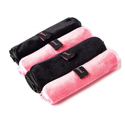 China OEM Microfiber Compressed Cosmetic Gum Reusable Makeup Remover Deep Cleansing Towel for sale