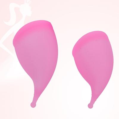 China Eco-Friendly 100% Medical Grade Silicone Different Size Customized Medical Silicone Wholesale Comfortable Reusable Menstrual Cup For Women for sale