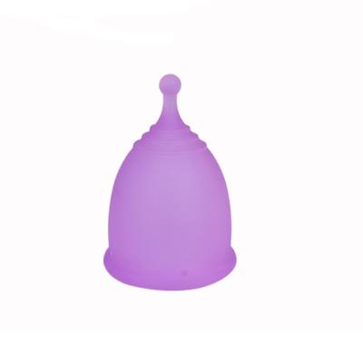 China 100% Medical Grade Silicone Different Size Customized Medical Silicone Wholesale Comfortable Reusable Menstrual Cup For Women for sale