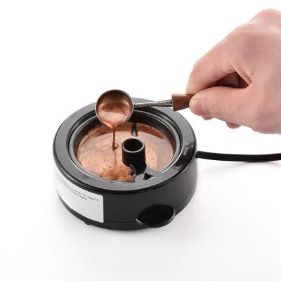 China Melting Pot Kit For Wax Seal Stamp Funny Educational Toy Electric Wax Seal Stamp Glue Heater Spoon Stamp Furnace Furnace Furnace for sale