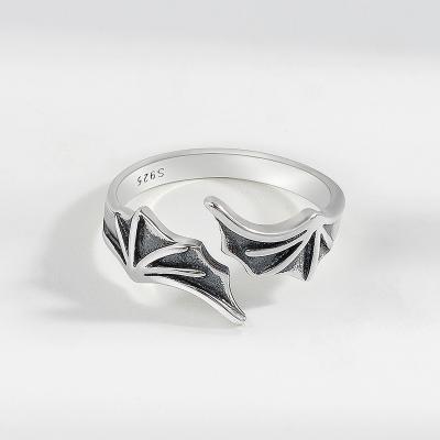 China Amazon Hot Sale Demon Wings Lovers Ring Original Jewelry For Women Birthday Gifts Non Fade Non Fade New Arrival 2022 for sale