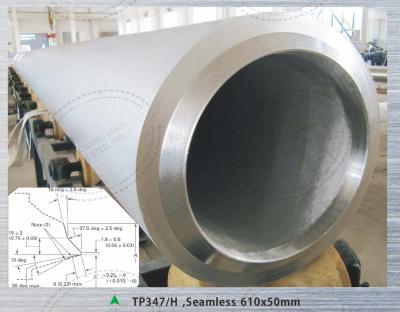 China 6 Meters 347H Stainless Steel Pipe Petrochemical Pickling Bright Annealing for sale