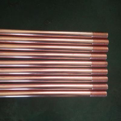 China Grounding System WZUMER Grounding Copper Coated Steel Grounding Rod Copper Clad Steel Rods for Electrical. elect. for sale