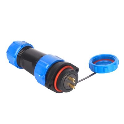 China Waterproof Plastic LED Screen WZUMER IP68 Equivalent 2 Connector SP21F 3 4 5 7 9 12 Pin Aviation Connector Threaded Coupling for sale