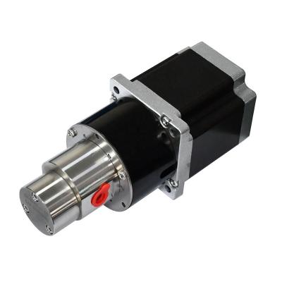 China R short distance and high precision 0.07 ml/rev M0.07S57HS60 stainless steel magnetic transmission medicine delivery micro gear pumps for sale