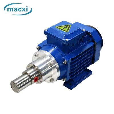 China Automotive Industry Stainless Steel AC Magnetic Transmission 380V Three Phase Gear Pump 1.5ml/rev M1.50S57Y0.18KW2P for sale