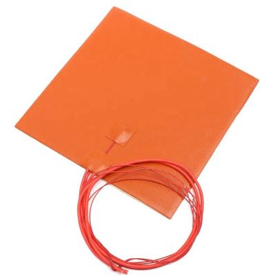 China Hotels 12v 24V 48V 120V 220V 240V industrial flexible silicone rubber hot heater pad heater for sale