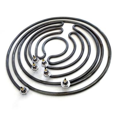 China Electric Industrial Coil Tube Hotels Heating Element Spiral Tubular Heater For Liquid Or Oil for sale